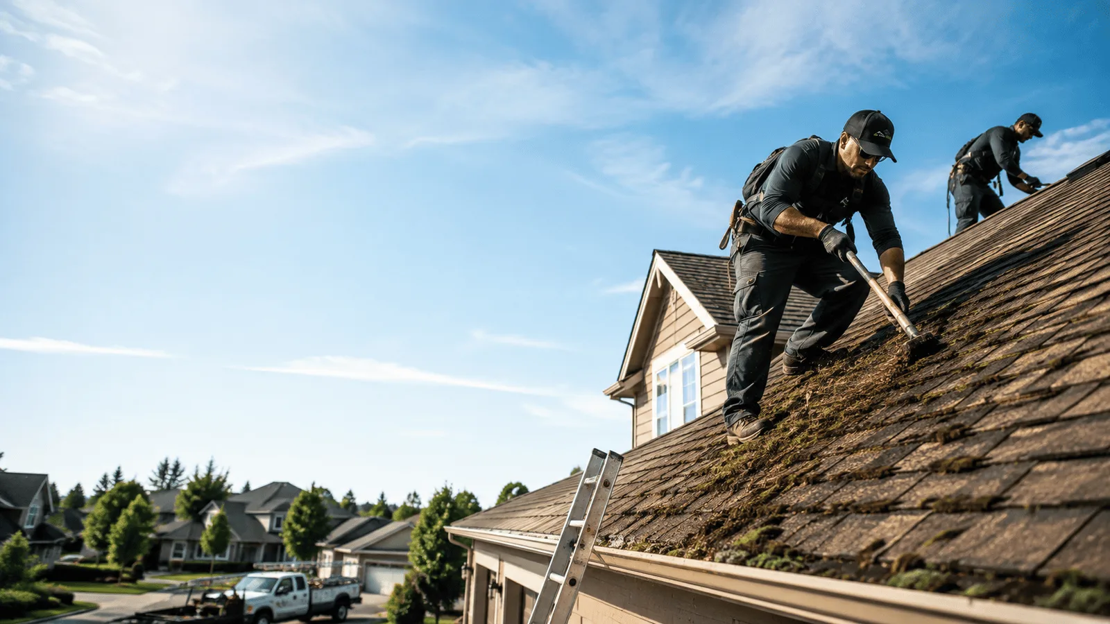 Roof Moss Removal in Mckinney, TX near me